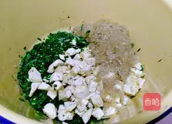 Illustration of how to make large dumplings with vegetarian filling 9