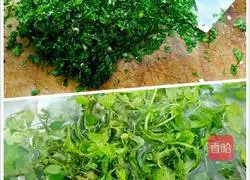 Wild boar and shepherd's purse wontons Illustration of how to do it 1