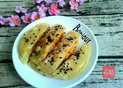 Illustration of how to make dumpling skin version of sesame cakes 9