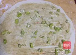 Illustration of how to make scallion pancakes 5