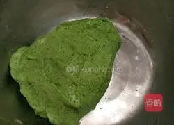 Wild vegetable grass cake recipe 4