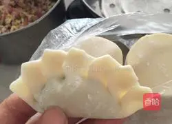 Illustration of how to make pork and leek dumplings 7