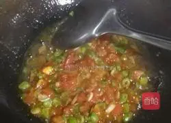 Illustration of how to make delicious beef meatballs and egg fried rice 4