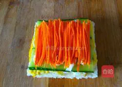 Cucumber and Carrot Omelette Sandwich Recipe Illustration 7