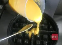 Meat floss waffles, also known as meat floss waffles Illustration of how to do it 7