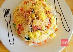Illustration of how to make seasonal vegetable fried rice 9