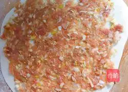 Illustration of how to make pork vermicelli meatloaf 5 