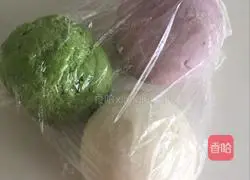 Illustration of how to make striped lace dumplings 5