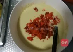 Illustration of how to make carrot and egg pancakes 6
