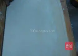 Illustration of how to make hand-rolled noodles 8