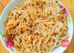 Sauce fried noodles Practice illustration 7