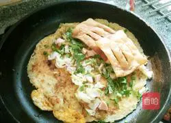 Illustration of how to make pancakes and fruits 17