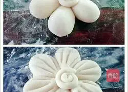 Illustration of how to make flower steamed buns 8