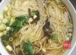 Illustration of home-style fried noodles with soy sauce 8