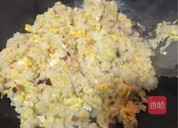 Eggs Illustration of how to make fried rice 5
