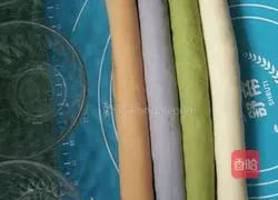 Color Illustration of how to make steamed buns 4