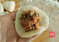 Illustration of how to make meat buns 16