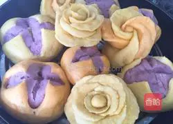 Illustration of how to make colorful steamed buns 9