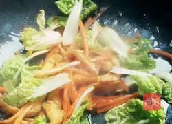 Illustration of home-style fried noodles 7