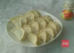 Illustration of how to make fennel and egg dumplings 13