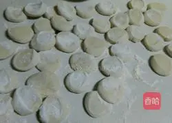 Illustration of how to roll dumpling wrappers 2