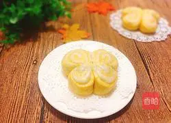 Illustration of how to make butterfly steamed buns 16