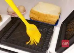 Baby Breakfast Series ~ Sandwich Recipe Illustration 1