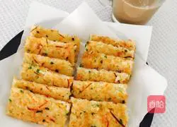 Illustration of how to make egg rice crispy cakes 7