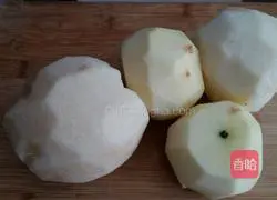Illustration of how to make shortbread with snow pear filling 1