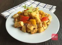 Illustration of how to make fried steamed buns with eggs 7