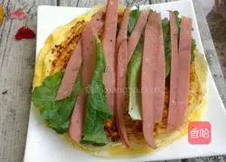 Illustration of how to make hand-caught egg pancakes 15