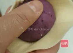 Illustration of how to make purple sweet potato buns 8