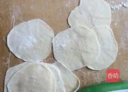 Illustration of how to make dumplings with fennel 6