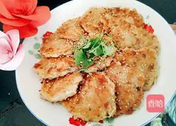 Fried Illustration of how to make shredded radish meatloaf 7