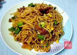 Illustration of braised noodles 15