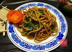 Illustration of making special fried noodles 16