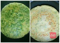 Illustration of how to make vegetable and egg pancakes 6