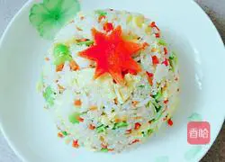 Illustration of how to make broad bean rice fried rice 7