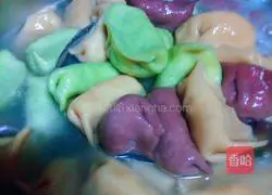 Colorful dumplings Illustration of how to do it 7