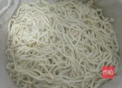 Illustration of how to make steamed noodles 2