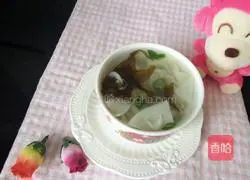 Chicken soup wonton recipe illustration 16