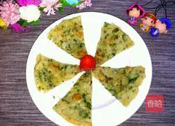Illustration of how to make mint egg pancake 12