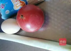 Illustration of how to make fried noodles with tomatoes and eggs 1