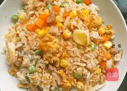 How to make fried rice Illustration 5
