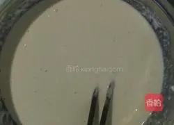 Illustration of how to make scallion egg pancake 1