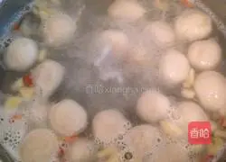 Illustration of how to make banana glutinous rice balls 8