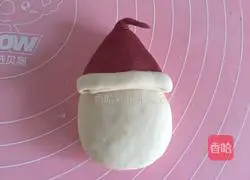 Illustration of how to make Santa Claus steamed buns 14