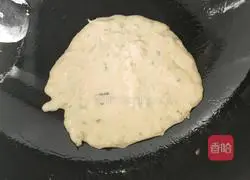 Illustration of how to make egg and vegetable pancakes 6