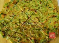 Vegetable egg pancake recipe 6