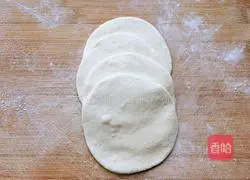 Food Illustration of how to make bean paste pancakes 7
